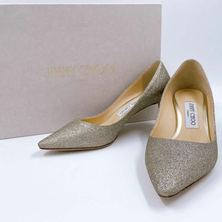 ジミーチュウ(JIMMY CHOO)の【正規品・美品】 JIMMY CHOO ジミーチュウ  パンプス　保存箱有り！　(ハイヒール/パンプス)