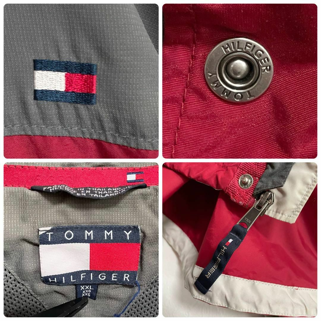 TOMMY HILFIGER(トミーヒルフィガー)のトミーヒルフィガー　90s　ビッグサイズ　旧タグ　ナイロンジャケット　XXL メンズのジャケット/アウター(ナイロンジャケット)の商品写真