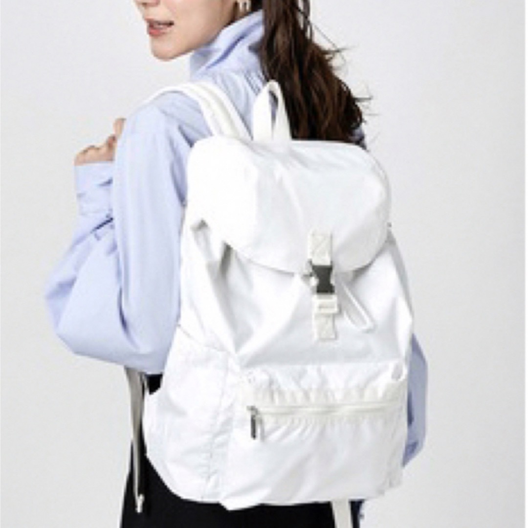 LeSportsac - レスポートサック 神崎恵 コラボ リュック ホワイト