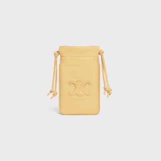 セリーヌ(celine)のドローストリング モバイルポーチ キュイル トリオンフ(その他)