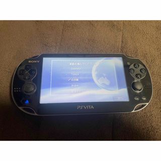 プレイステーションヴィータ(PlayStation Vita)のvita  3.60  クリスタルブラック　完全ジャンク品　B(携帯用ゲーム機本体)