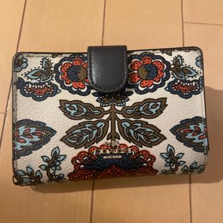 コーチ(COACH)のcoach 財布　ペイズリー柄　2つ折り財布(財布)