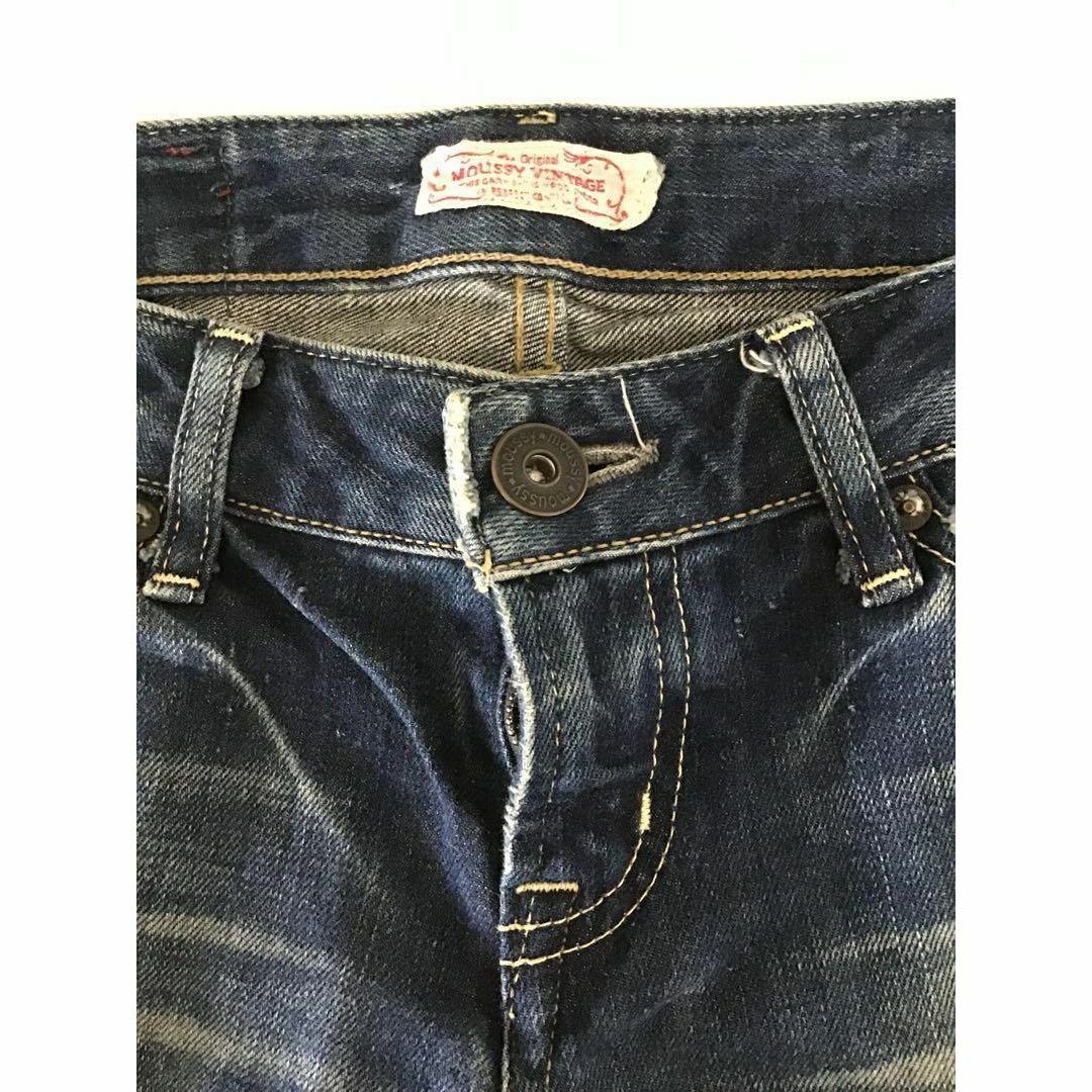 moussy 【激レア】マウジー◇ローライズ フレア ダメージデニム ジーパン Y2Kギャルの通販 by ka7 クラッシュダメージカットオフデニムパンツ Y2K レディース