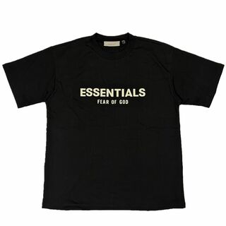 FOG エッセンシャルズ フロント カーキロゴ 半袖 Tシャツ ブラック S