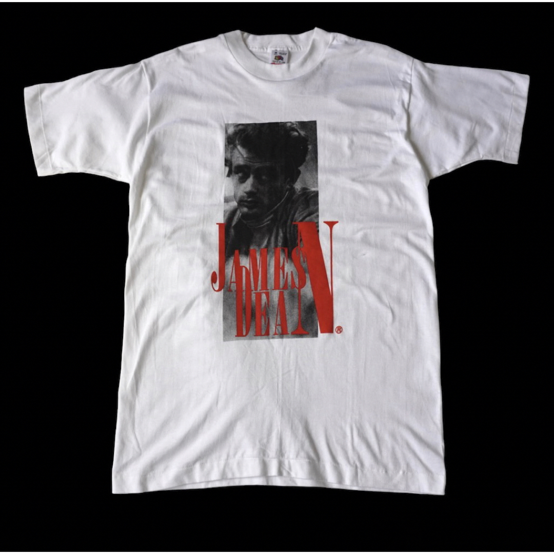 デッドストック 90s James Dean フルーツオブザルーム USA製 - Tシャツ
