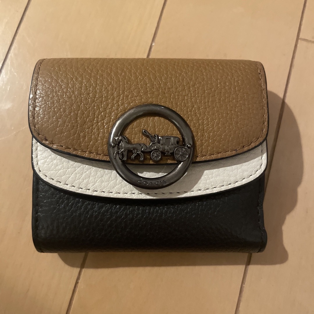 coach ミニ　財布　バイカラー レディースのファッション小物(財布)の商品写真