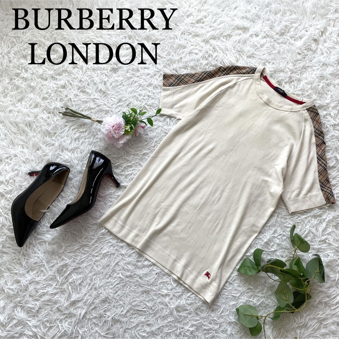 BURBERRY(バーバリー)のちぃぼーち様専用【限定品】バーバリーロンドン　ノヴァチェック　 レディースのトップス(Tシャツ(半袖/袖なし))の商品写真