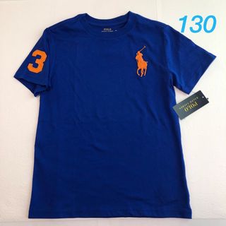 ポロラルフローレン(POLO RALPH LAUREN)の新作◆ラルフローレンビッグポニーTシャツ ブルー 7/130(Tシャツ/カットソー)