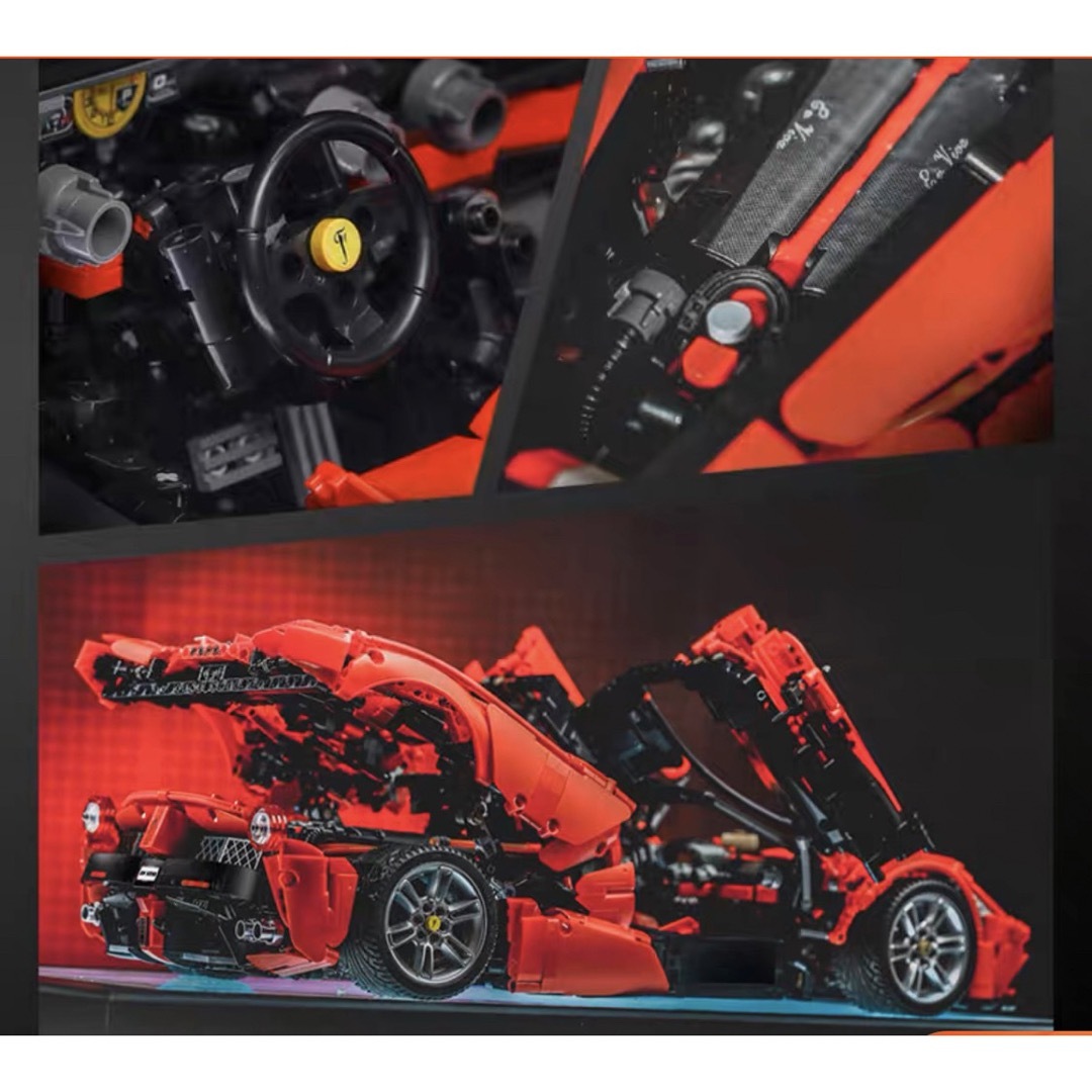 レゴ互換 フェラーリ フェ 4739ピース 外箱付き 新品 1/8