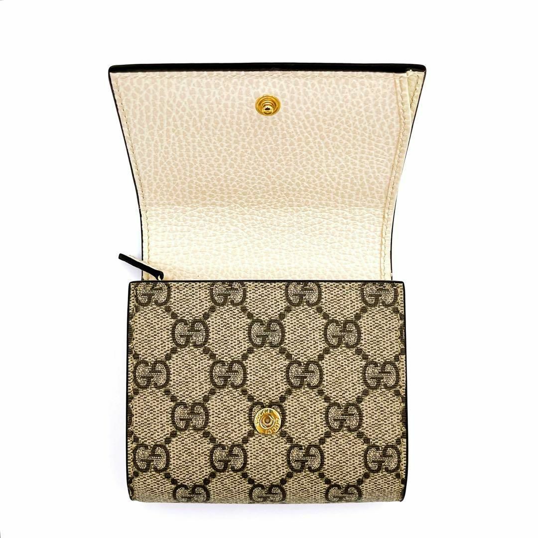 Gucci - ブランド GUCCI グッチ 598587 GGマーモント 二つ折り財布