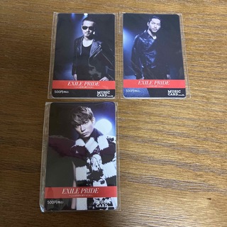 エグザイル(EXILE)のEXILEPRIDE ミュージックカード3枚セット(アイドルグッズ)