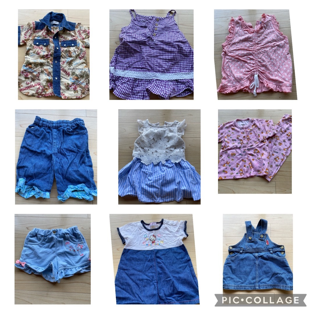 まとめ売り　90  春、夏　31着　 キッズ/ベビー/マタニティのキッズ服女の子用(90cm~)(その他)の商品写真