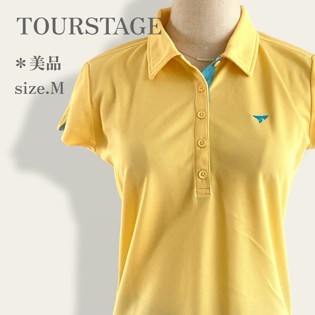 TOURSTAGE ツアーステージ ワンポイント ロゴ ポロシャツ ゴルフウェア