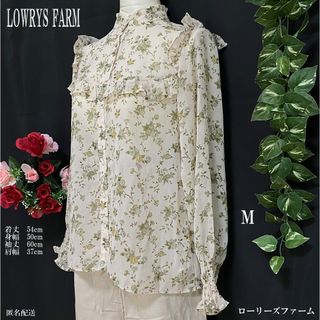 ローリーズファーム(LOWRYS FARM)のローリーズファーム　レディース 花柄シアーブラウス(シャツ/ブラウス(長袖/七分))