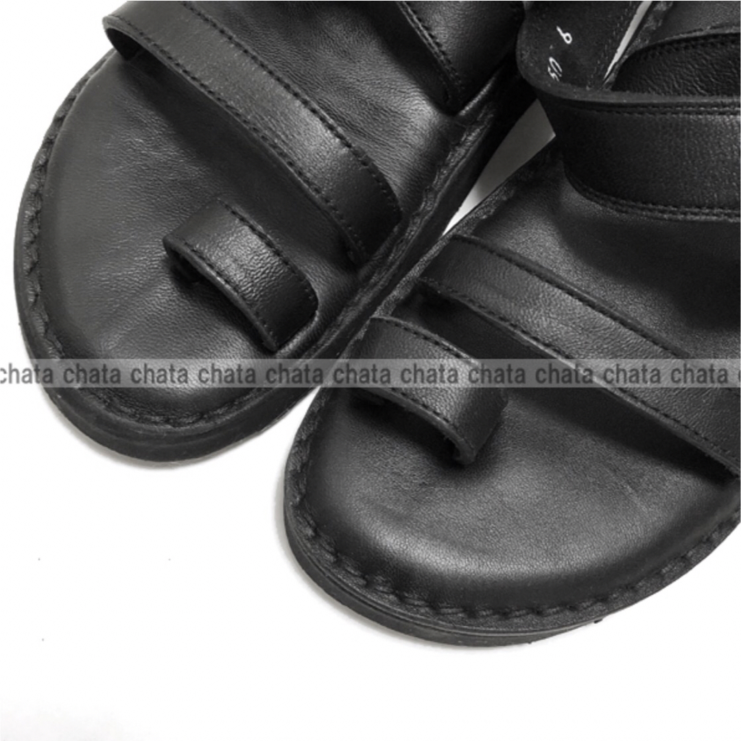 CAMINANDO(カミナンド)のアーバンリサーチ別注　CAMINANDOカミナンドBACK SANDALブラック レディースの靴/シューズ(サンダル)の商品写真