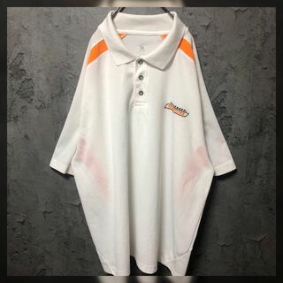 【US古着】XLsize ポロシャツ スポーツ トレーニング 切替ツートーン(ポロシャツ)