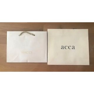 アッカ(acca)のacca HACCIショップ袋【セット】(ショップ袋)