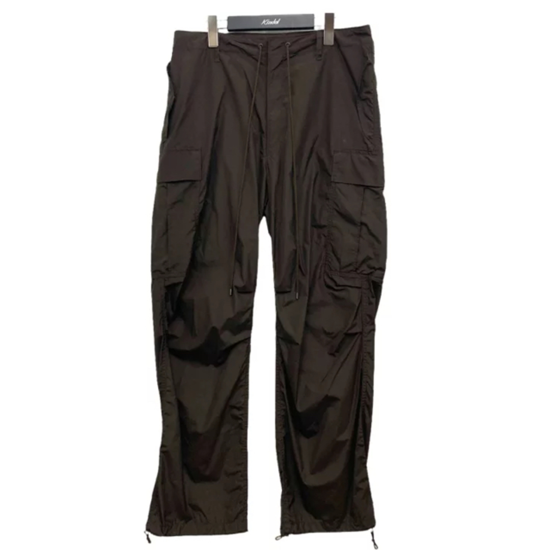 AURALEE LIGHT NYLON FATIGUE PANTS