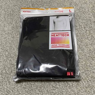 ユニクロ(UNIQLO)のヒートテック Vネック 長袖 Lサイズ(Tシャツ/カットソー(七分/長袖))