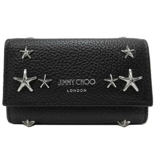 ジミーチュウ(JIMMY CHOO)のジミーチュウ 6連キーケース NEPTUNE UUF 000071 BLACK(キーケース)