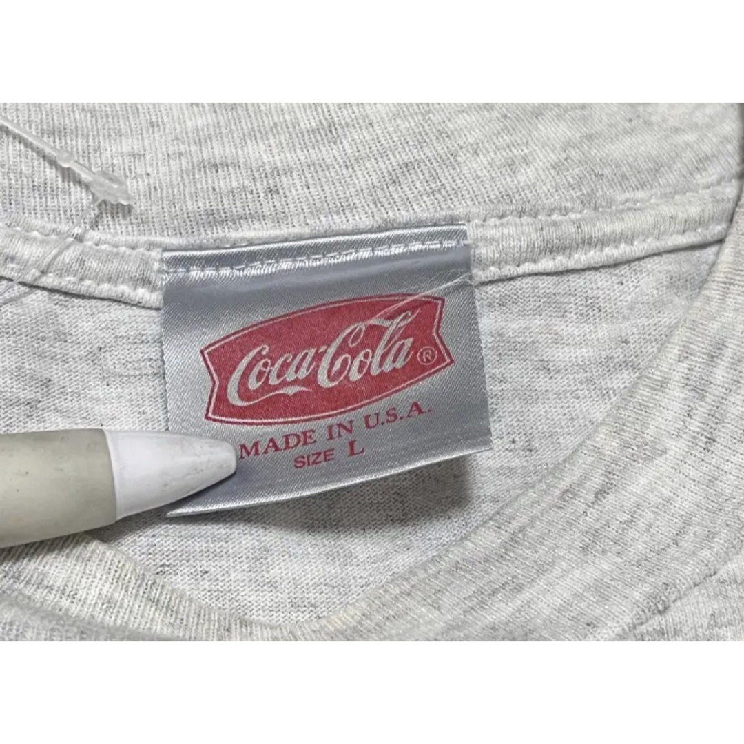 コカ・コーラ(コカコーラ)の90s Coca-Cola コカコーラ　tシャツ 企業　飲料　USA製 メンズのトップス(Tシャツ/カットソー(半袖/袖なし))の商品写真