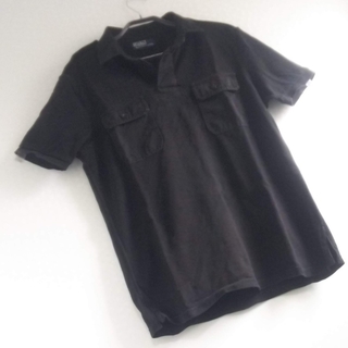 ポロラルフローレン(POLO RALPH LAUREN)の59 レア Polo by Ralph Lauren ミリタリー ポロシャツ 黒(ポロシャツ)
