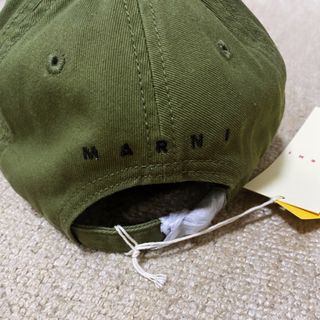 Marni - 新品タグ付 MARNI マルニ ロゴ 帽子 ベースボール キャップ