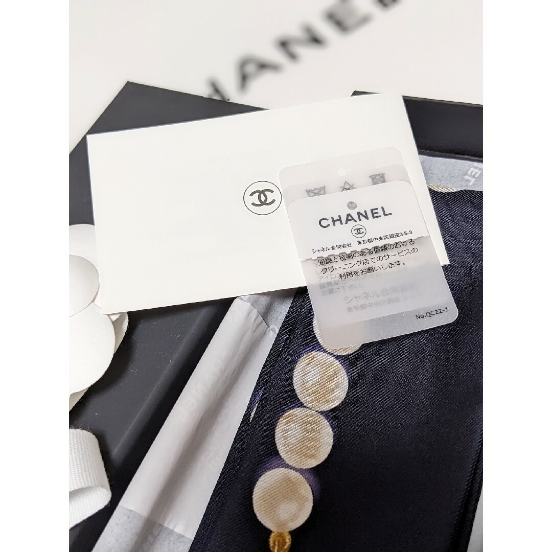 【新作】新品未使用　CHANEL　シャネル　細スカーフ　ヘアアクセ　ツイリー長さ約120センチ