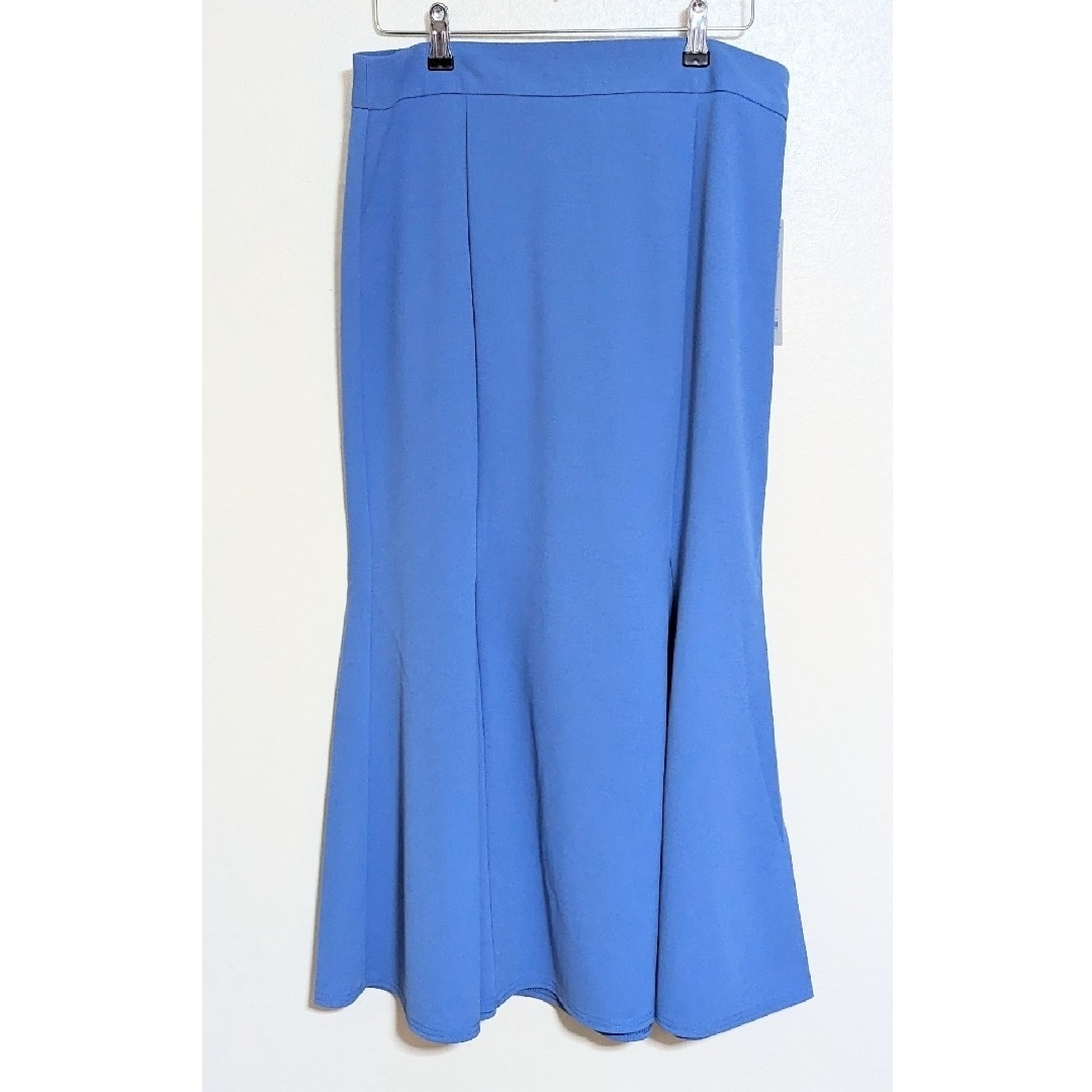 GU(ジーユー)のＧＵ カットソーマーメイドロングスカート　XXL ブルー　大きいサイズ レディースのスカート(ロングスカート)の商品写真