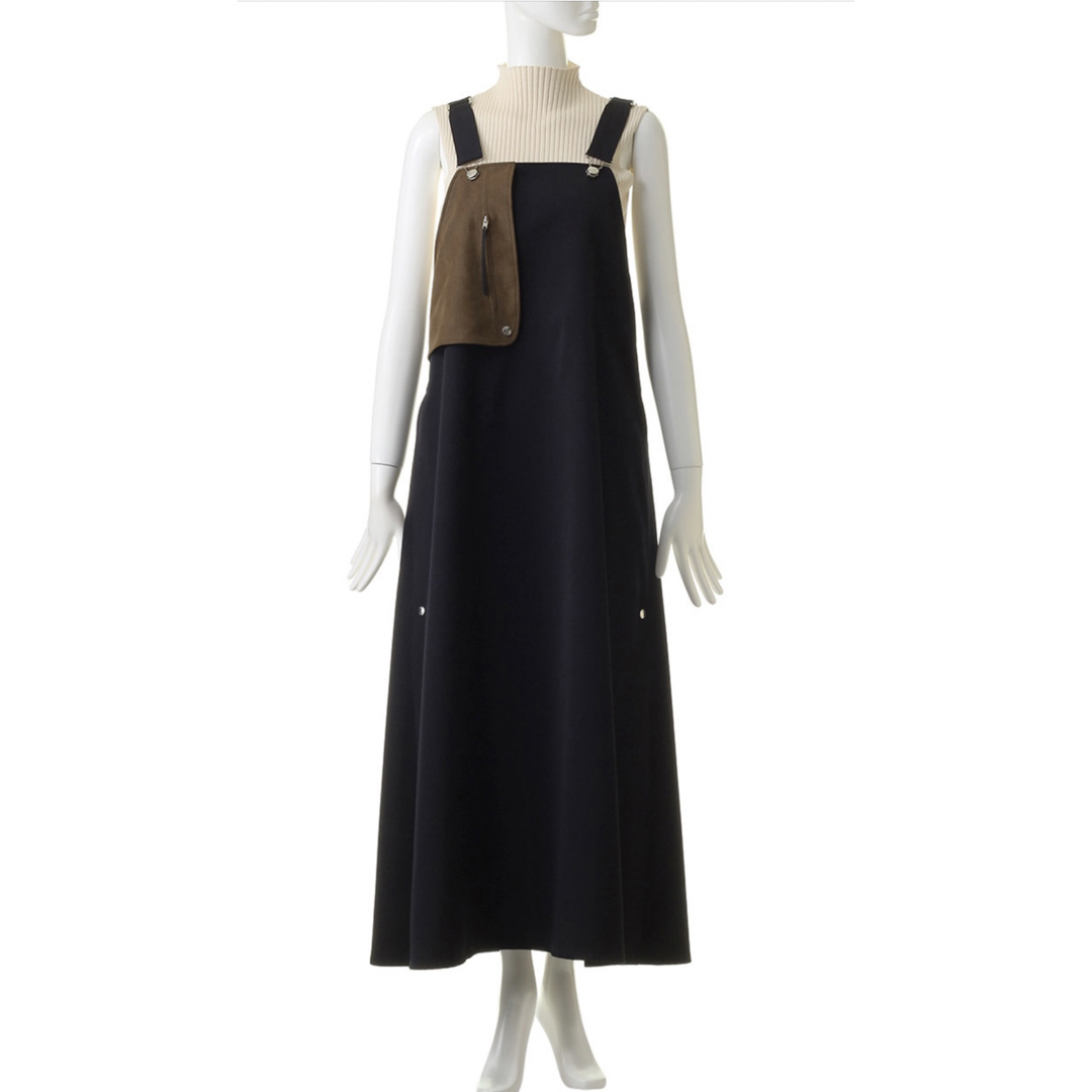 studiousTHE RERACS  GUNFLAP APRON DRESS 限定お値下げ中！