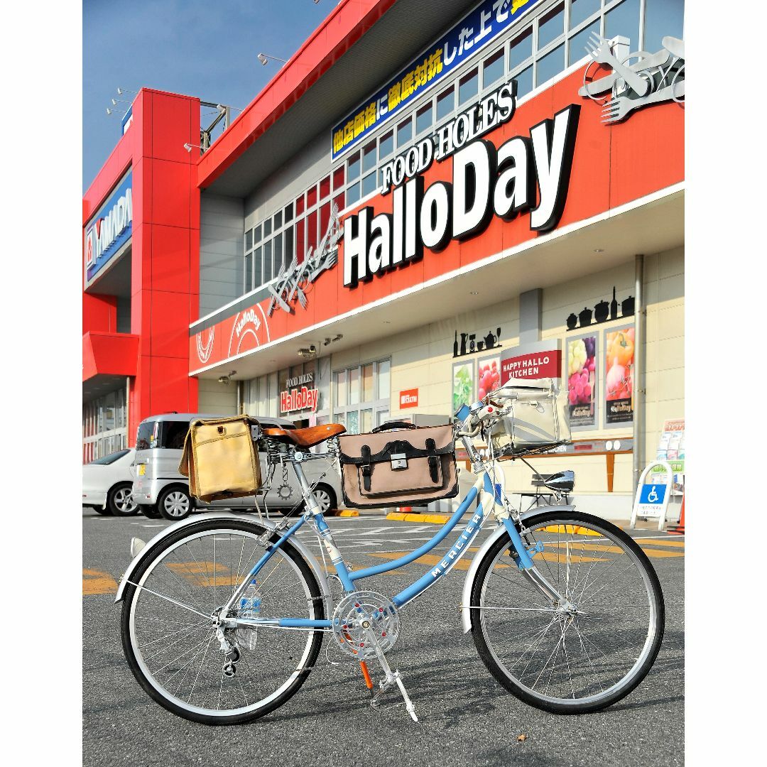 ☆お買い物ツーリング街乗りランドナー ママチャリカスタム化 ☆お買い物ツーリング街乗りランドナー ママチャリカスタム化
