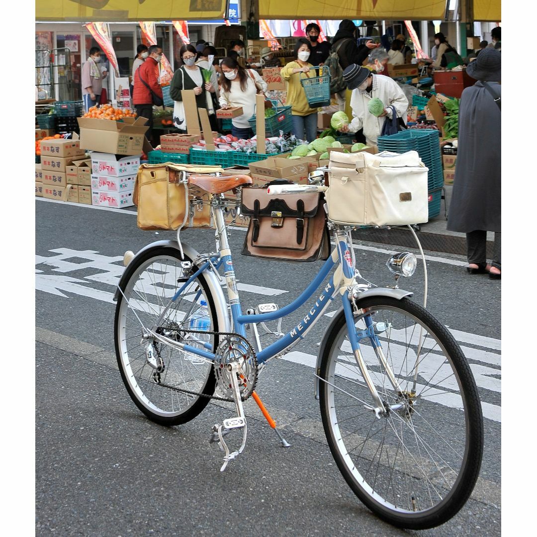 ☆お買い物ツーリング街乗りランドナー ママチャリカスタム化 ☆お買い物ツーリング街乗りランドナー ママチャリカスタム化