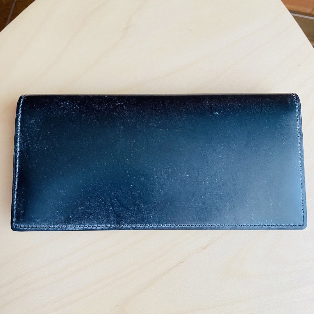 ステファノパラス 長財布 ブライドルレザー カラー:ブラック メンズのファッション小物(長財布)の商品写真