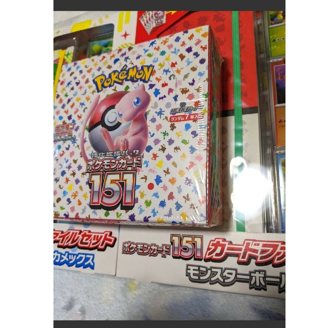 ポケモン - 3点セット ポケモンカード151 1BOX シュリンク付き