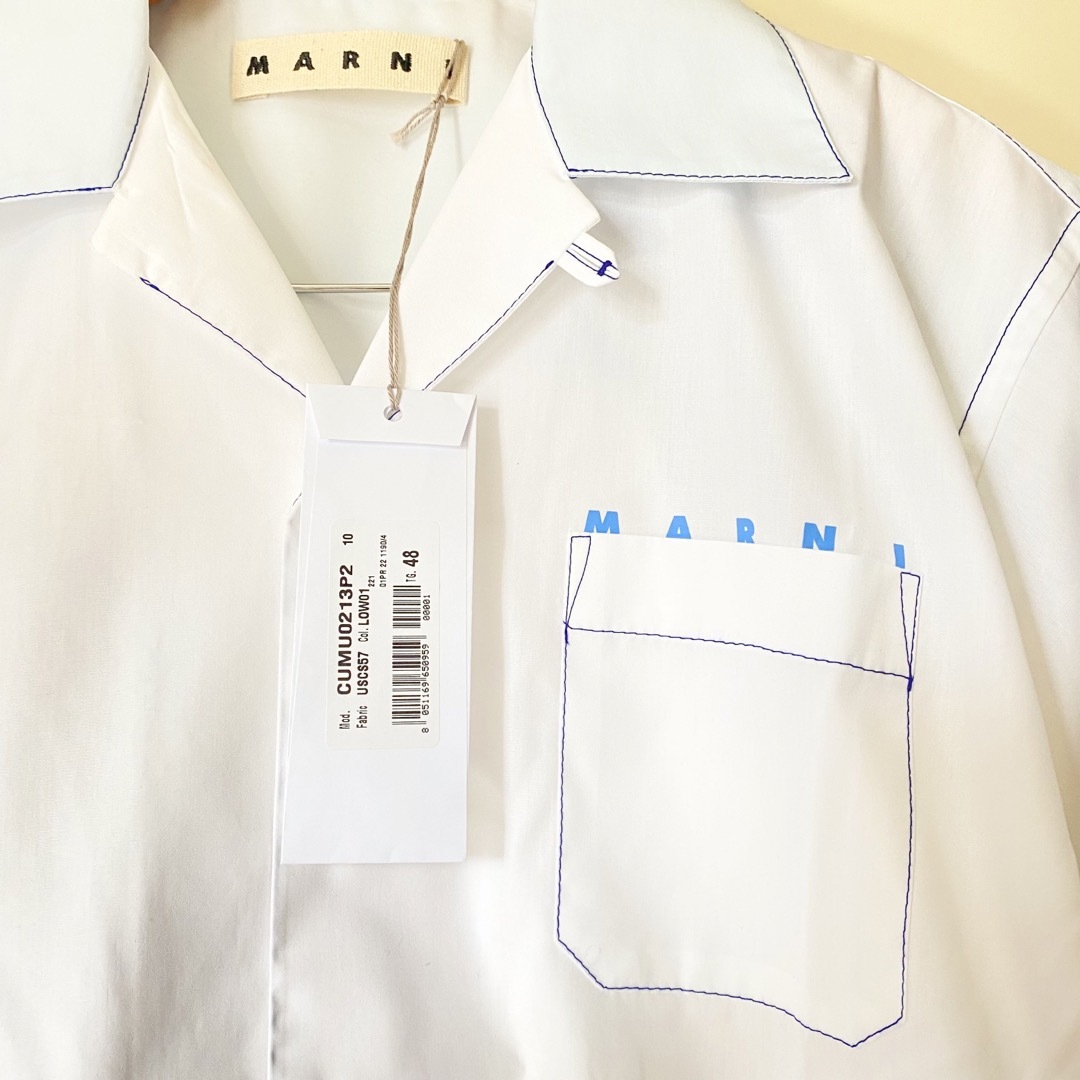 クーポン利用で2750円&送料無料 マルニ MARNI オープンカラーシャツ