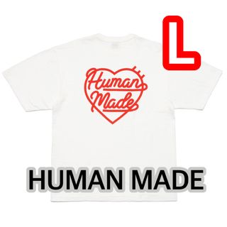 ヒューマンメイド(HUMAN MADE)のHUMAN MADE HEART BADGE T-SHIRT ハート L(Tシャツ/カットソー(半袖/袖なし))