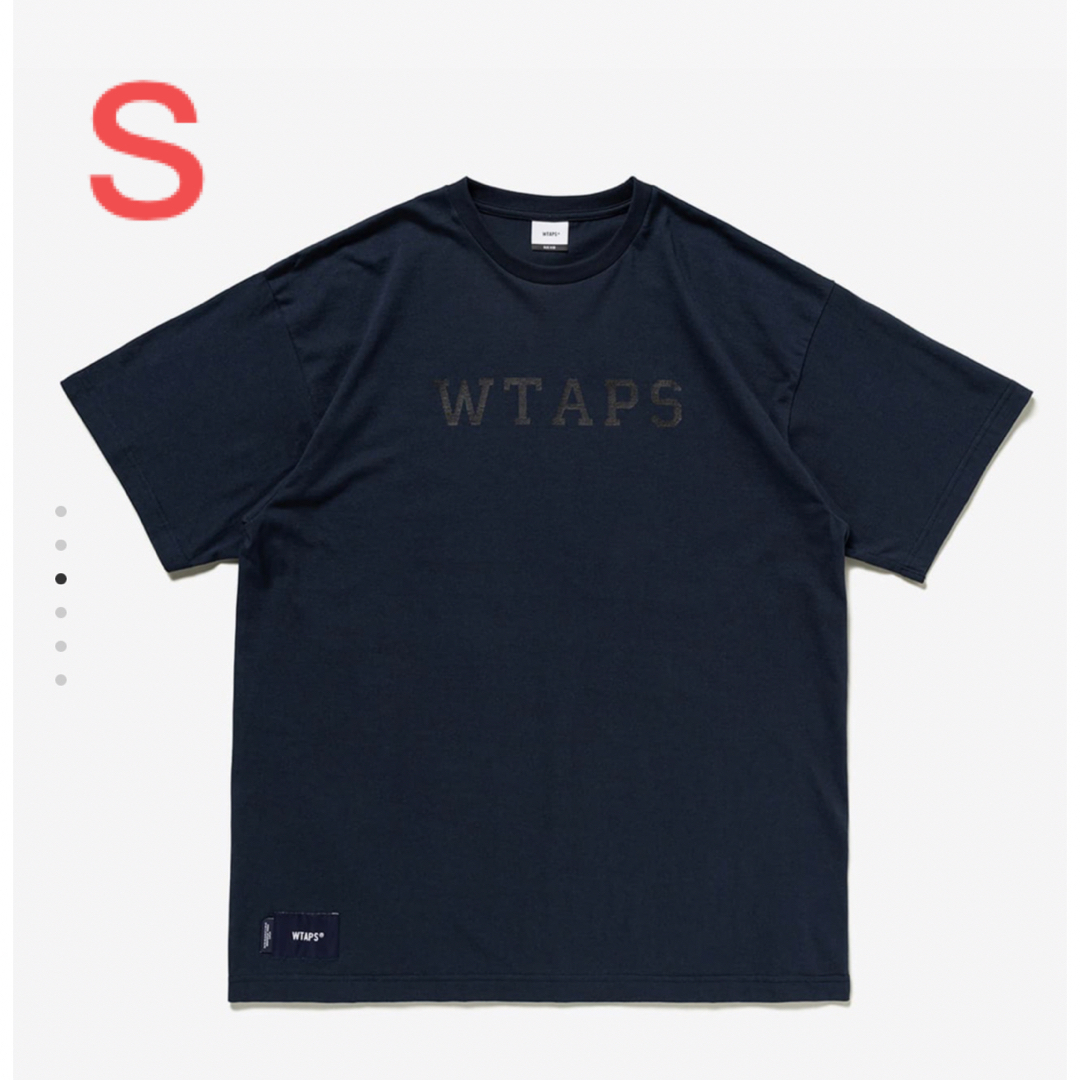 WTAPS COLLEGE / SS / COTTON  ネイビー　S