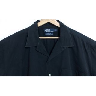 POLO RALPH LAUREN - 希少レーヨンコットン黒90s ポロ ラルフローレン