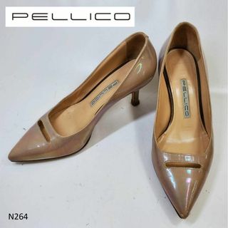 ペリーコ(PELLICO)のN264    PELLICO ペリーコ　ポインテッドトゥ　アネッリ　35(ハイヒール/パンプス)