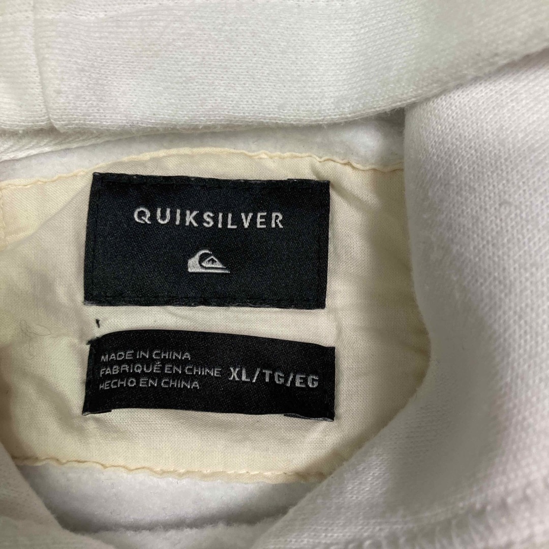 QUIKSILVER(クイックシルバー)のパーカー白　クイックシルバー メンズのトップス(パーカー)の商品写真