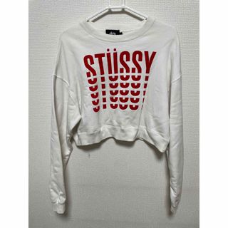 ステューシー(STUSSY)のstussy ショート丈トレーナー  (トレーナー/スウェット)