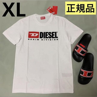 ディーゼル(DIESEL)の洗練されたデザインDIESEL　T-Diegor-Div　ホワイトXL　新モデル(Tシャツ/カットソー(半袖/袖なし))