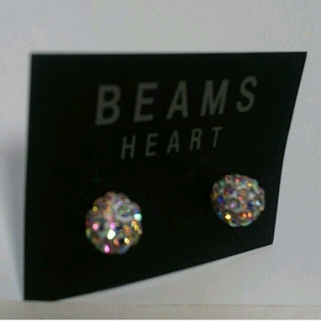 BEAMS(ビームス)のmao8mao様専用   BEAMS  HEART  ミラーボールピアス レディースのアクセサリー(ピアス)の商品写真