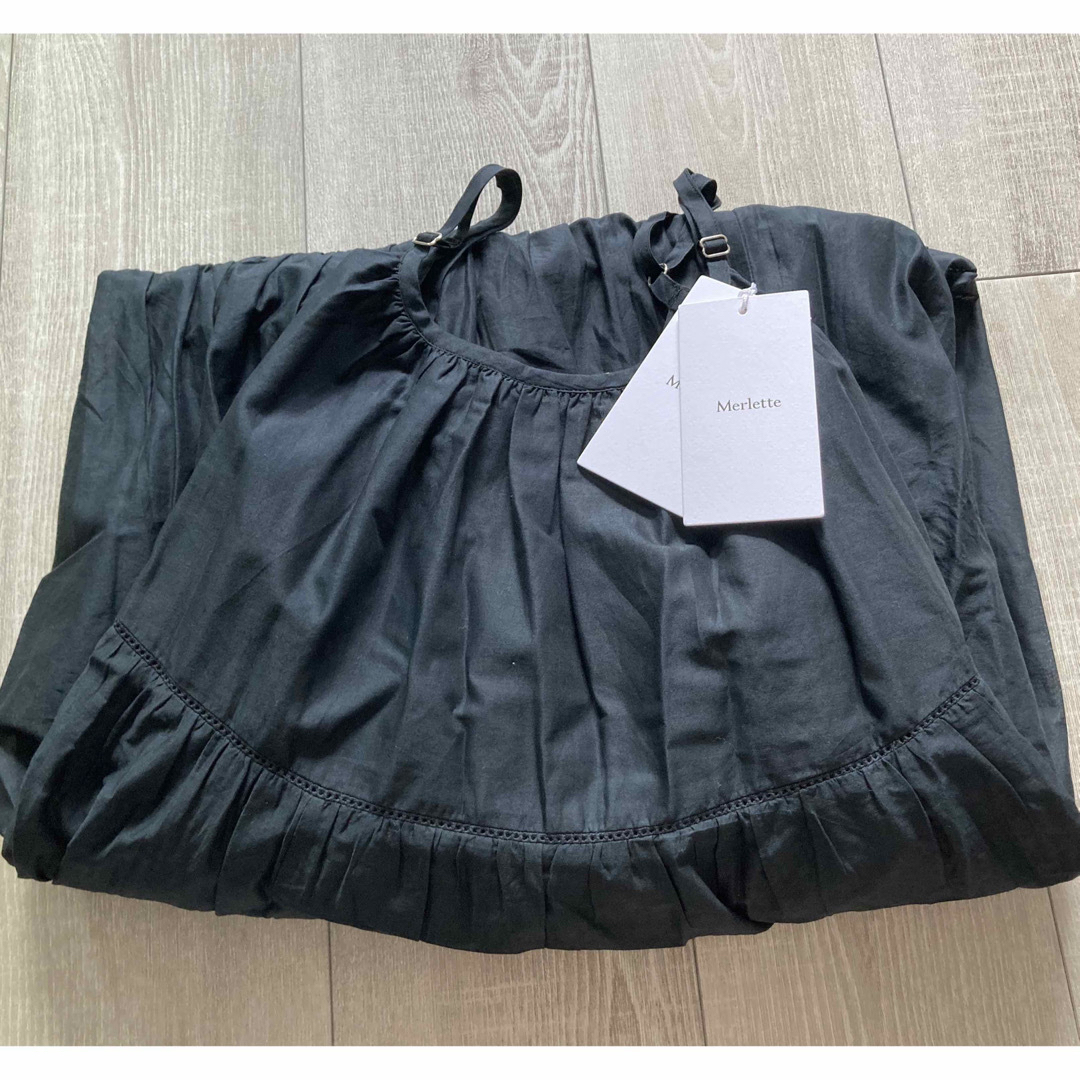 ❤︎新品❤︎Merlette マーレット❤︎ブラックキャミワンピ
