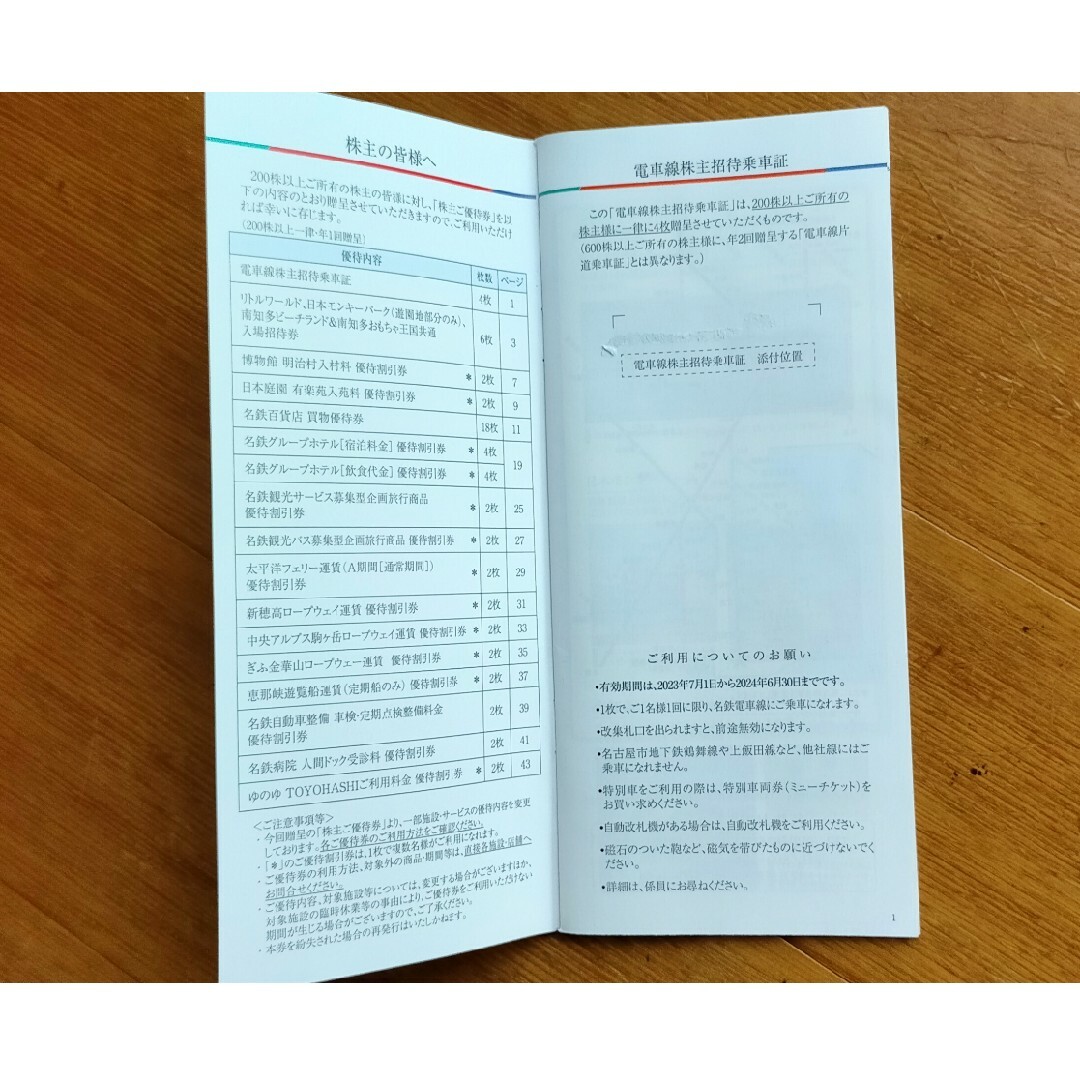期間限定値引き】名鉄 名古屋鉄道 株主優待冊子の通販 by yasu's shop