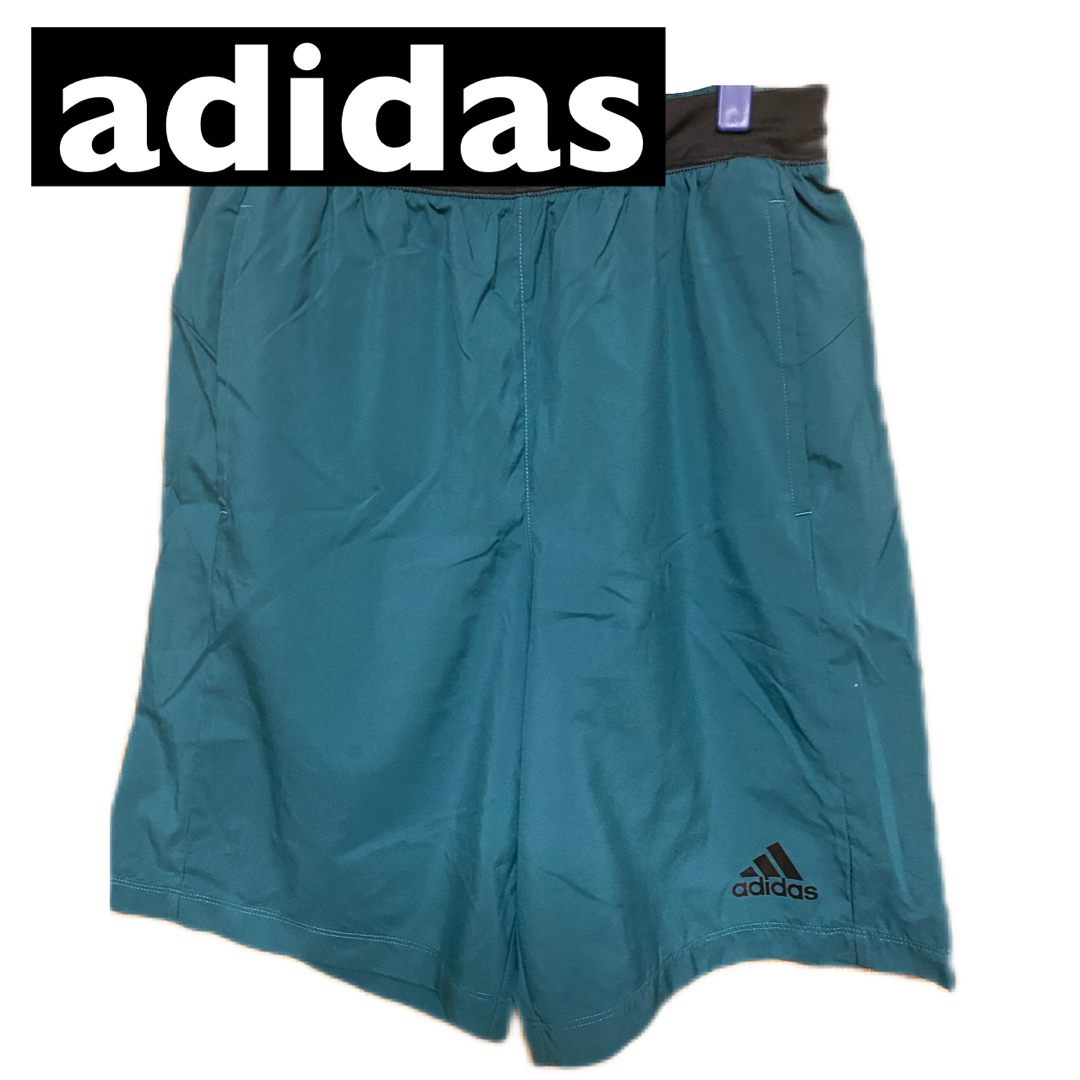 adidas(アディダス)の【adidas】アディダス climalite ショートパンツ　グリーン メンズのパンツ(ショートパンツ)の商品写真