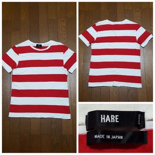 ハレ(HARE)のHARE！ボーダー Tシャツ！(Tシャツ/カットソー(半袖/袖なし))