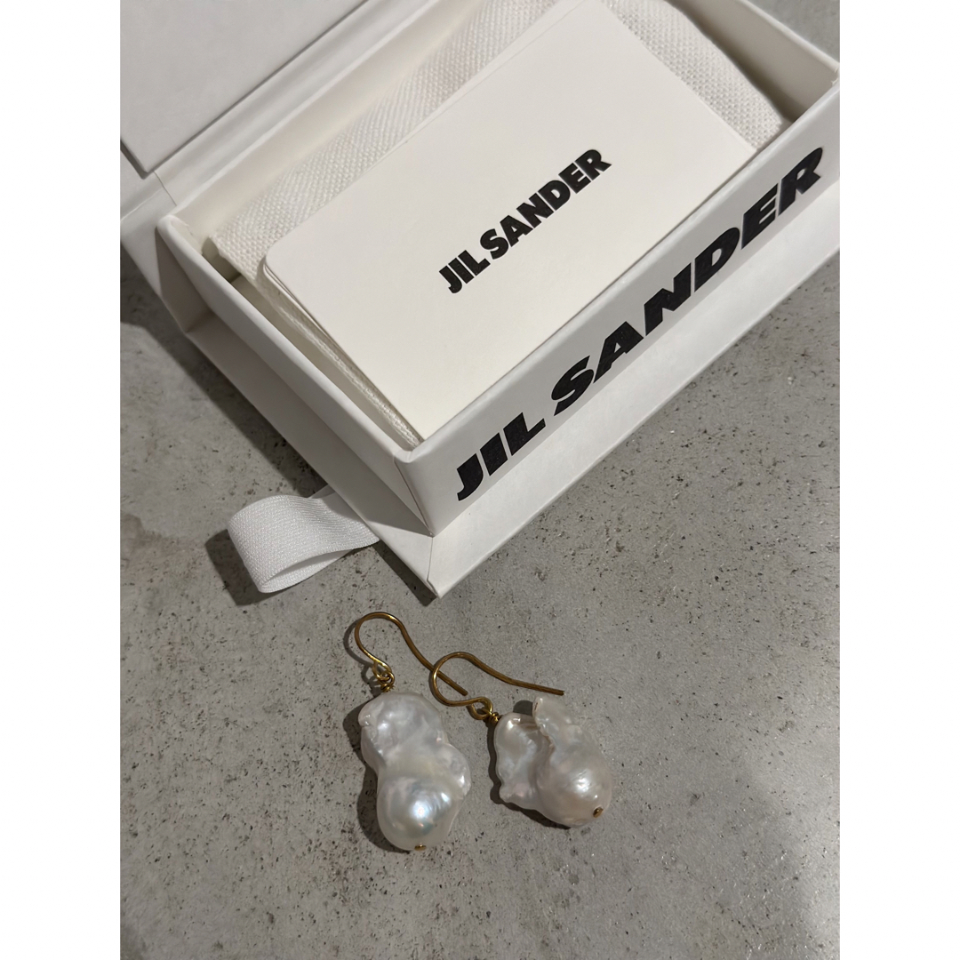 新品未使用　JIL SANDER パール　ピアス