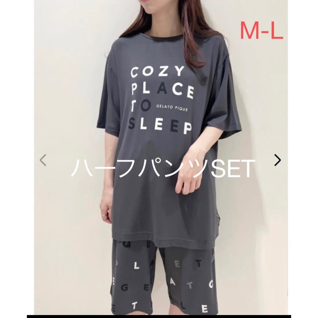 【UNISEX】レーヨンロゴワンポイントTシャツ＆ハーフパンツSET