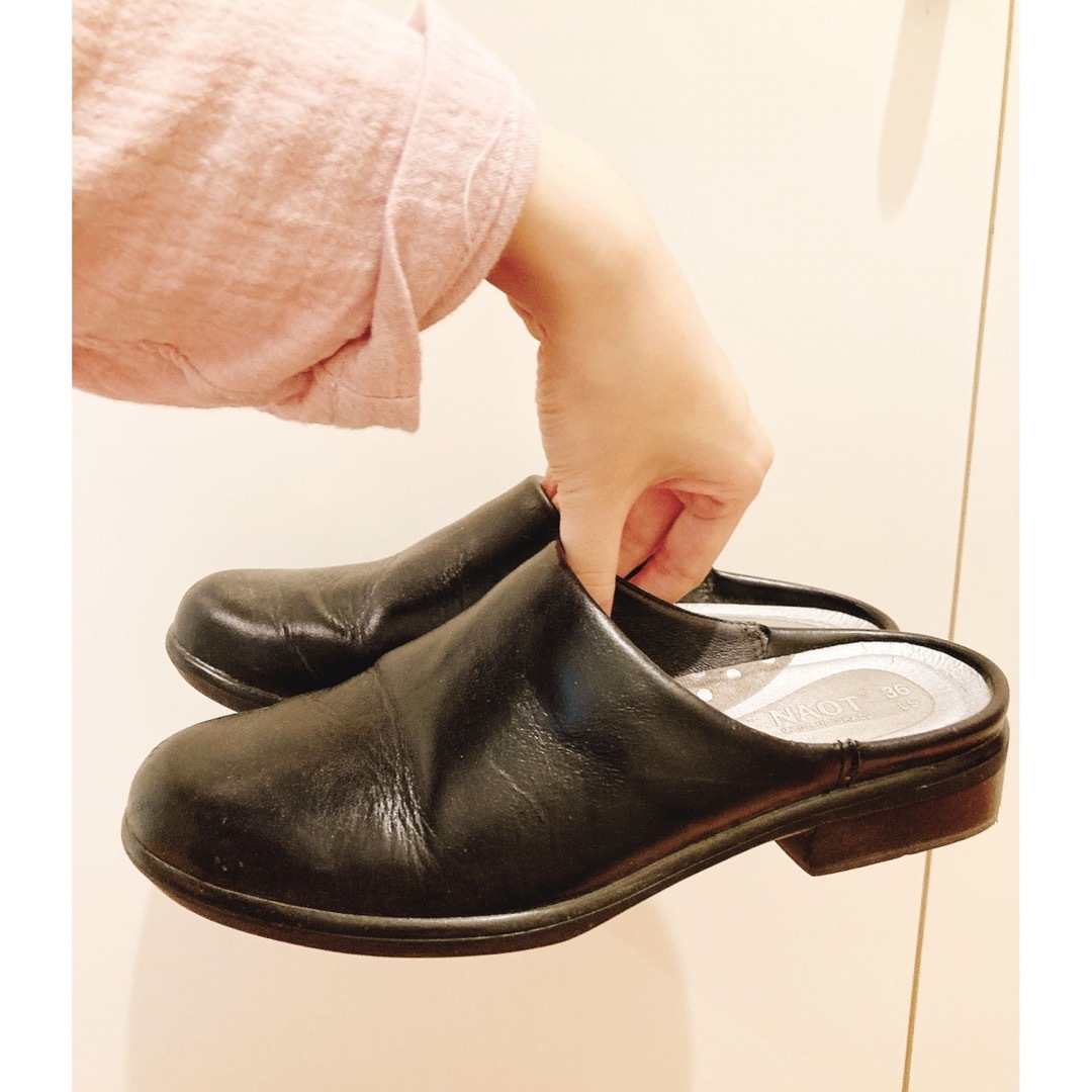 NAOT LODOS Black Madras ナオト サボ 36サイズ-
